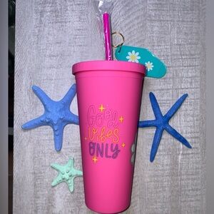 Brand New 24oz Hot Pink Tumbler